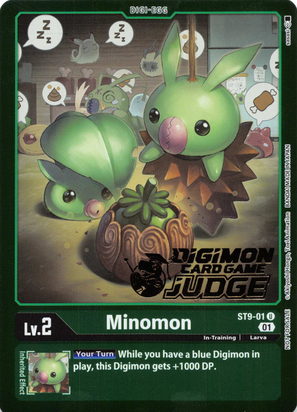 Minomon (Judge Pack 2) (ST9-01) [Starter Deck 09: Ultimate Ancient Dragon] Foil - Deck Out Gaming