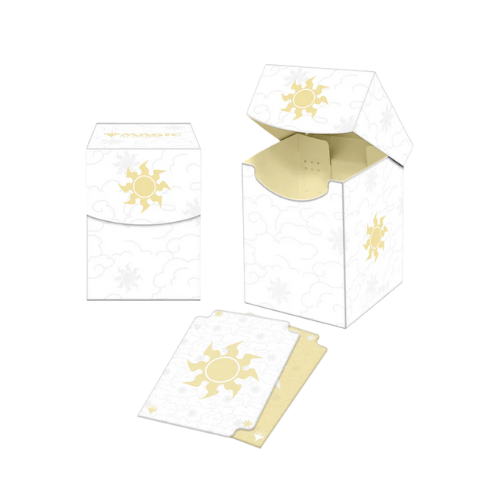 Mana 8 - 100+ Deck Box - Plains for Magic: The Gathering