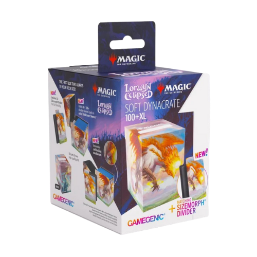 Gamegenic Deck Box: MTG Lorwyn Eclipsed - Eirdu, Carrier of Dawn / Isilu, Carrier of Twilight - Soft Dynacrate 100+ XL (Ships Friday Jan 23rd) - Deck Out Gaming