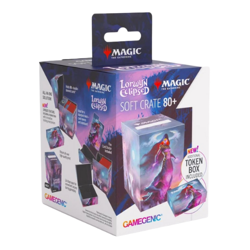 Gamegenic Deck Box: MTG Lorwyn Eclipsed - Moonshadow - Soft Crate 80+ (Ships Friday Jan 23rd) - Deck Out Gaming
