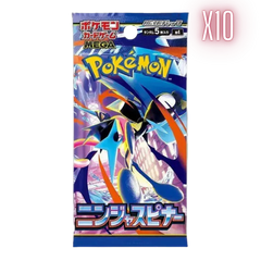 Pokemon M4 Ninja Spinner Japanese Booster Pack Bundle - 10 Packs - Deck Out Gaming