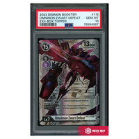 Omnimon Zwart Defeat - EX4: Alternative Being Box Topper  - 112 - PSA 10 - 78994967 - Deck Out Gaming