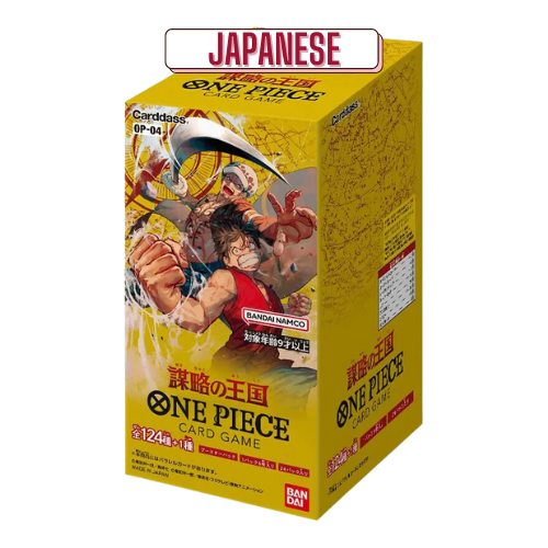 One Piece OP-04 Kingdoms Of Intrigue Japanese Booster Box - Deck Out Gaming