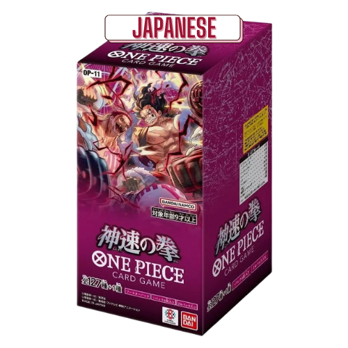 One Piece OP-11 A Fist Of Divine Speed Japanese Booster Box