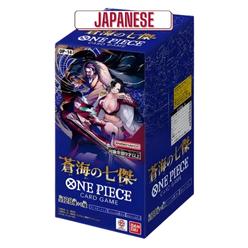 One Piece OP-14 The Azure Sea's Seven Japanese Booster Box - Deck Out Gaming