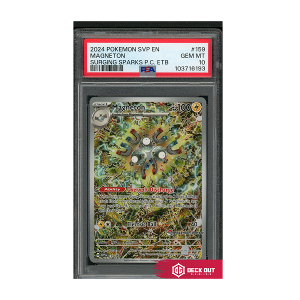 Magneton - Surging Sparks P.C. ETB - 159 - PSA 10 - 103716193 - Deck Out Gaming