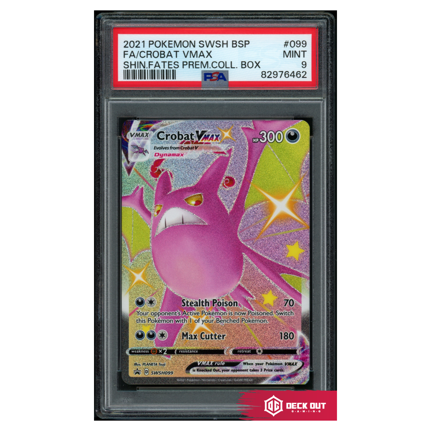 Crobat VMAX - SWSH Promos - SWSH099 - PSA 9 - 82976462 - Deck Out Gaming
