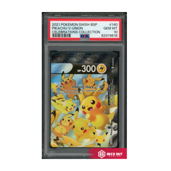 Pikachu V-Union - SWSH Promos - SWSH140 - PSA 10 - 82979618 - Deck Out Gaming