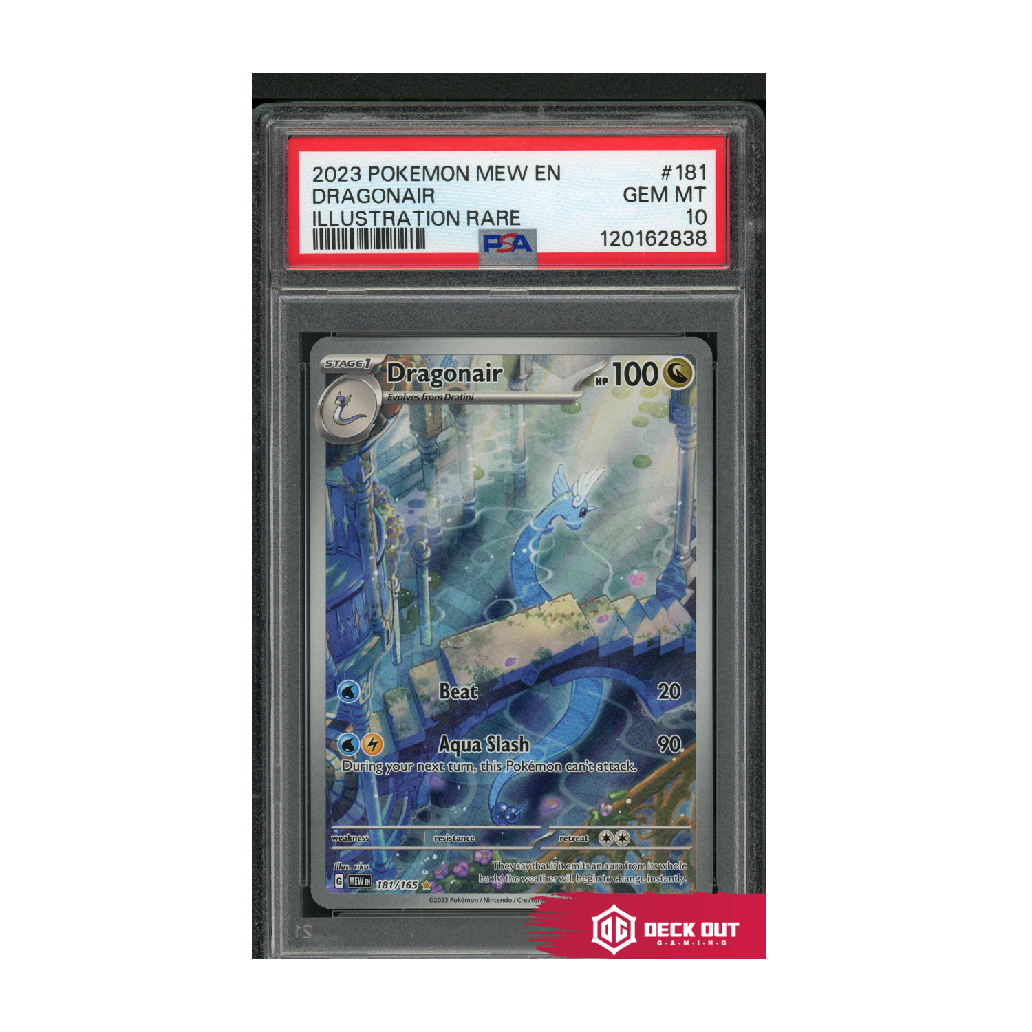 Dragonair - 151 - 181 - PSA 10 - 120162838 - Deck Out Gaming