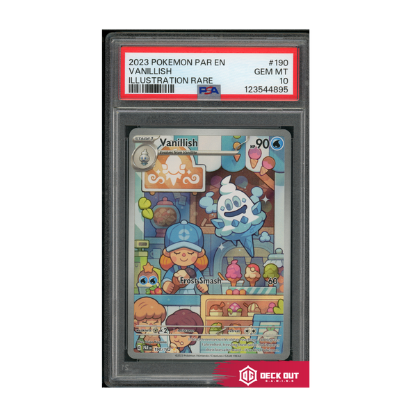 Vanillish - 2023 Pokemon Par EN - #190 - PSA 10 - 123544895 - Deck Out Gaming