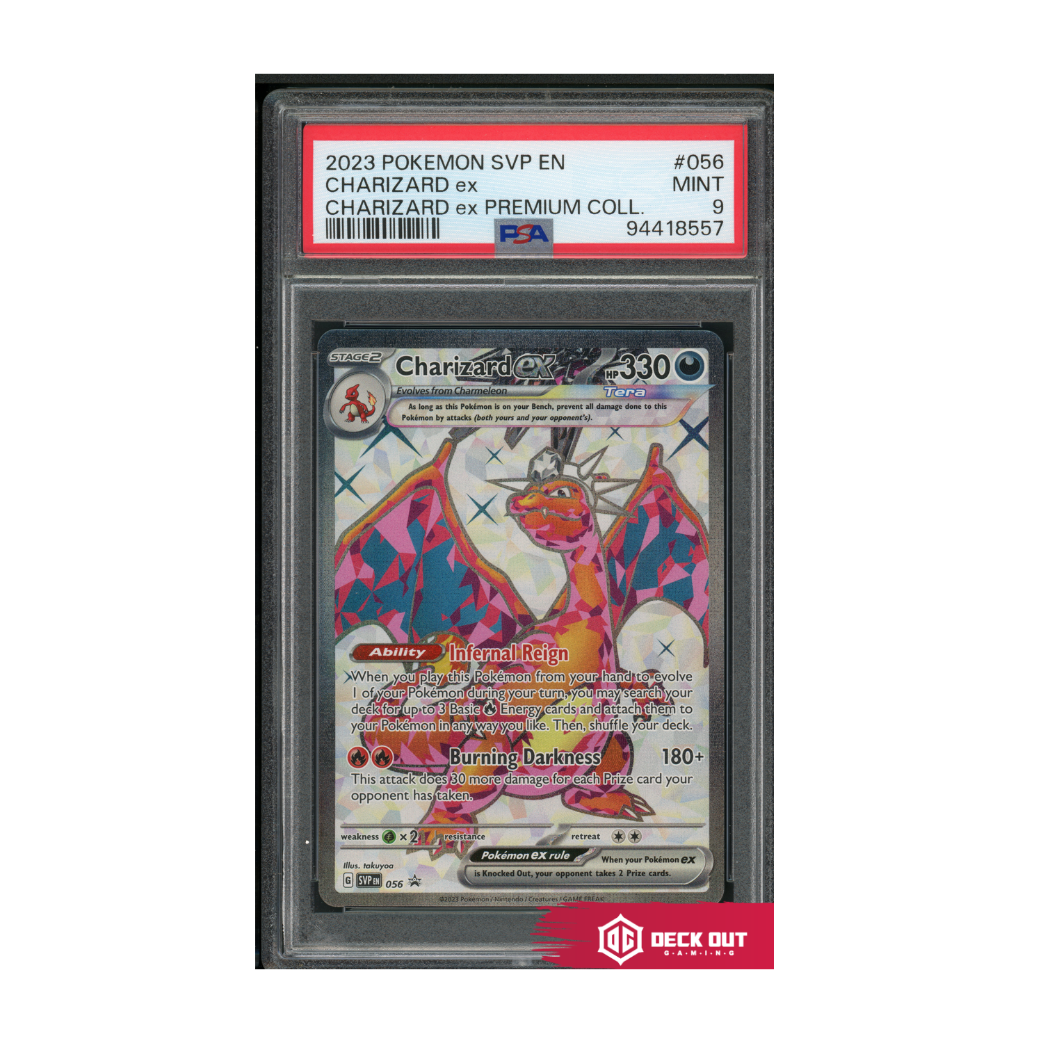 Charizard ex - SV Promos - SVP056 - PSA 9 - 94418557 - Deck Out Gaming