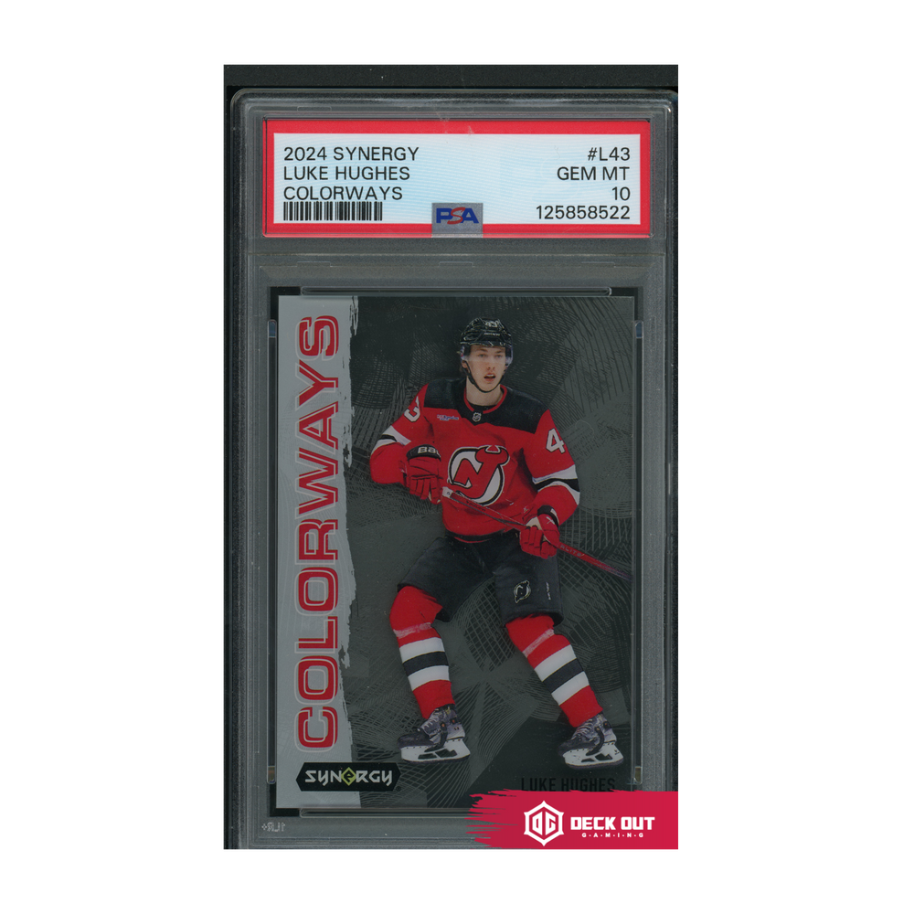 Luke Hughes - Colorways - 2024 Synergy - L43 - PSA 10 - 125858522