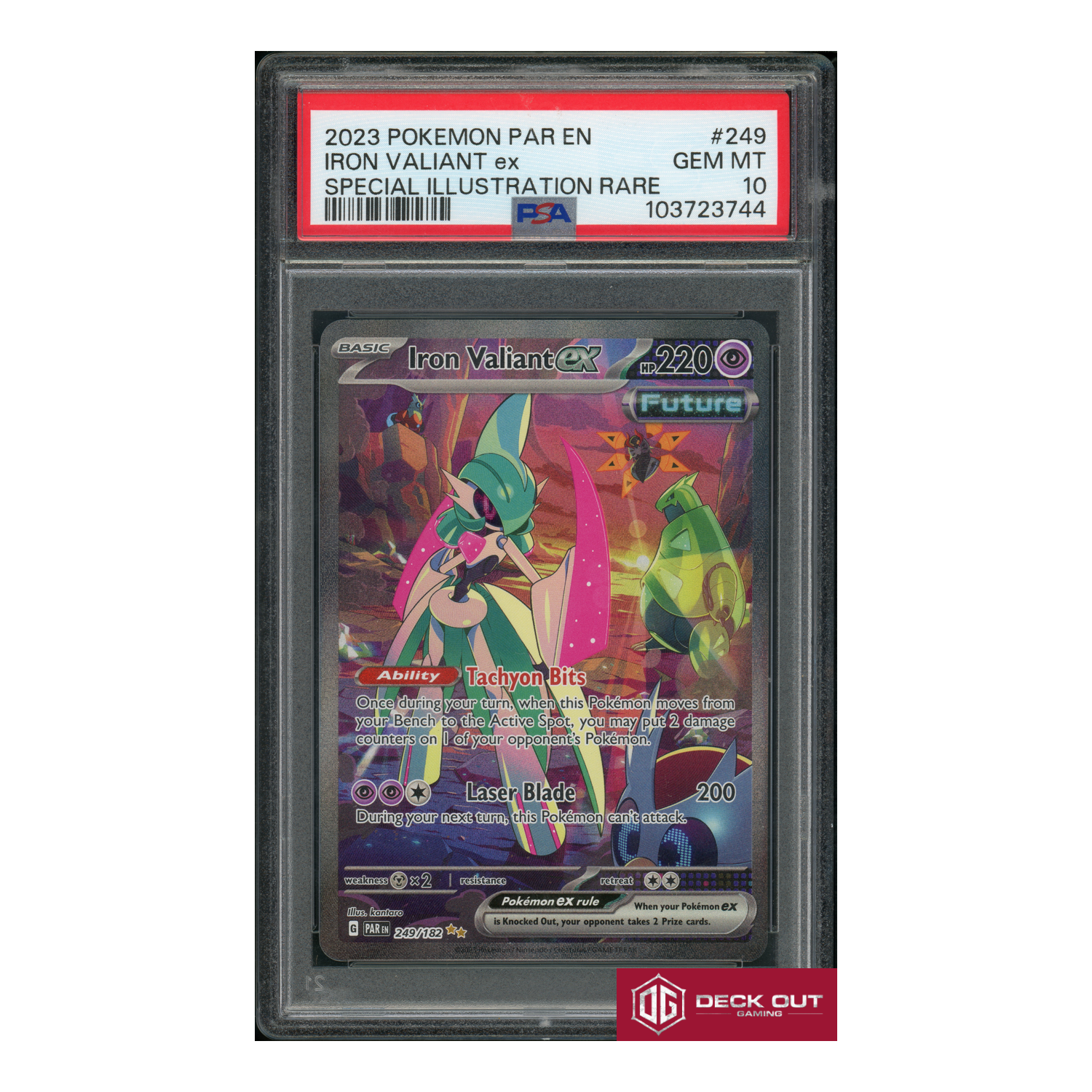 Iron Valiant ex - Paradox Rift - 249 - PSA 10 - 103723744