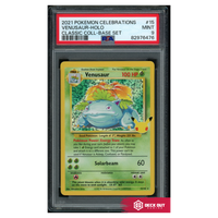 Venusaur - Celebrations Classic Collection - 15 - PSA 9 - 82976476 - Deck Out Gaming