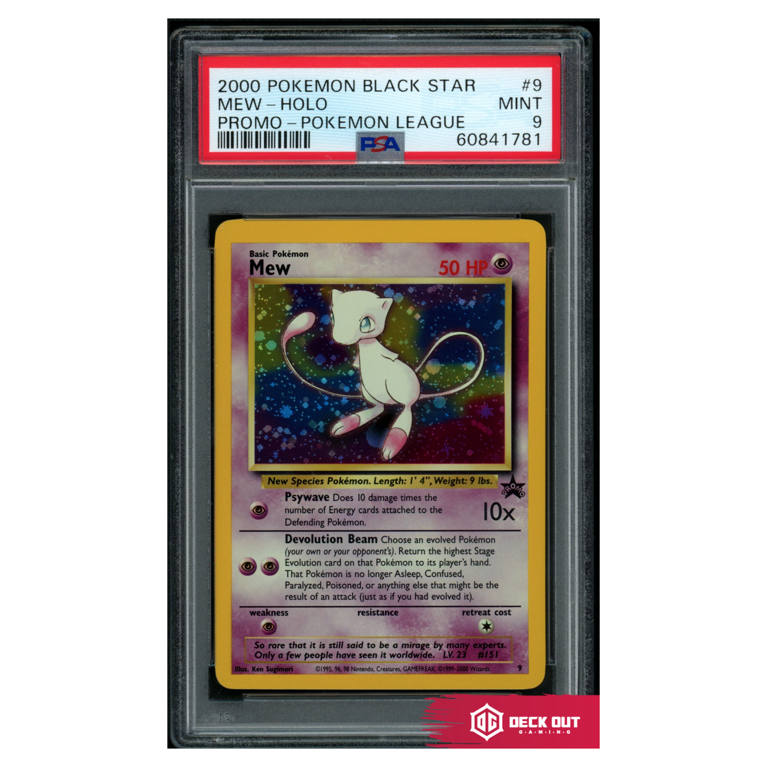 Mew (Holo) - WoTC Promo - 9 - PSA 9 - 60841781