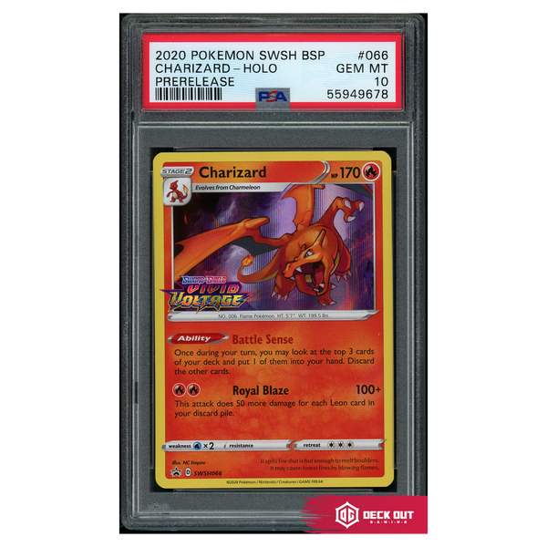 Charizard - SWSH Promos - SWSH066 - PSA 10 - 55949678 - Deck Out Gaming
