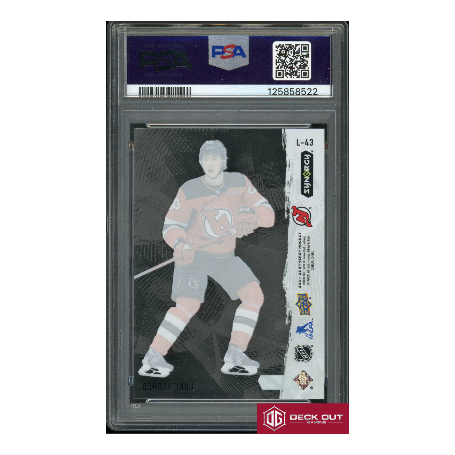 Luke Hughes - Colorways - 2024 Synergy - L43 - PSA 10 - 125858522-2