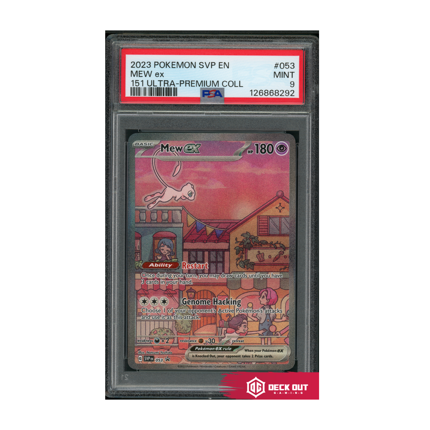 Mew EX - 151 Ultra Premium Collection - 2023 Pokemon SVP EN - 053 - PSA 9 - 126868292 - Deck Out Gaming