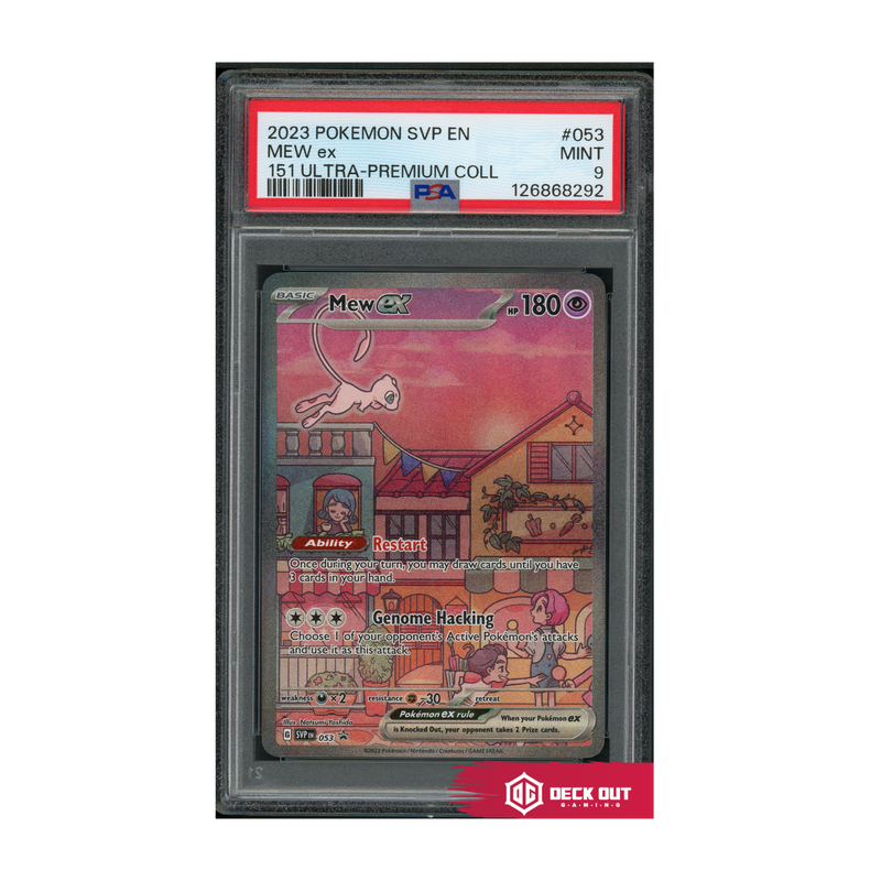 Mew EX - 151 Ultra Premium Collection - 2023 Pokemon SVP EN - 053 - PSA 9 - 126868292 - Deck Out Gaming