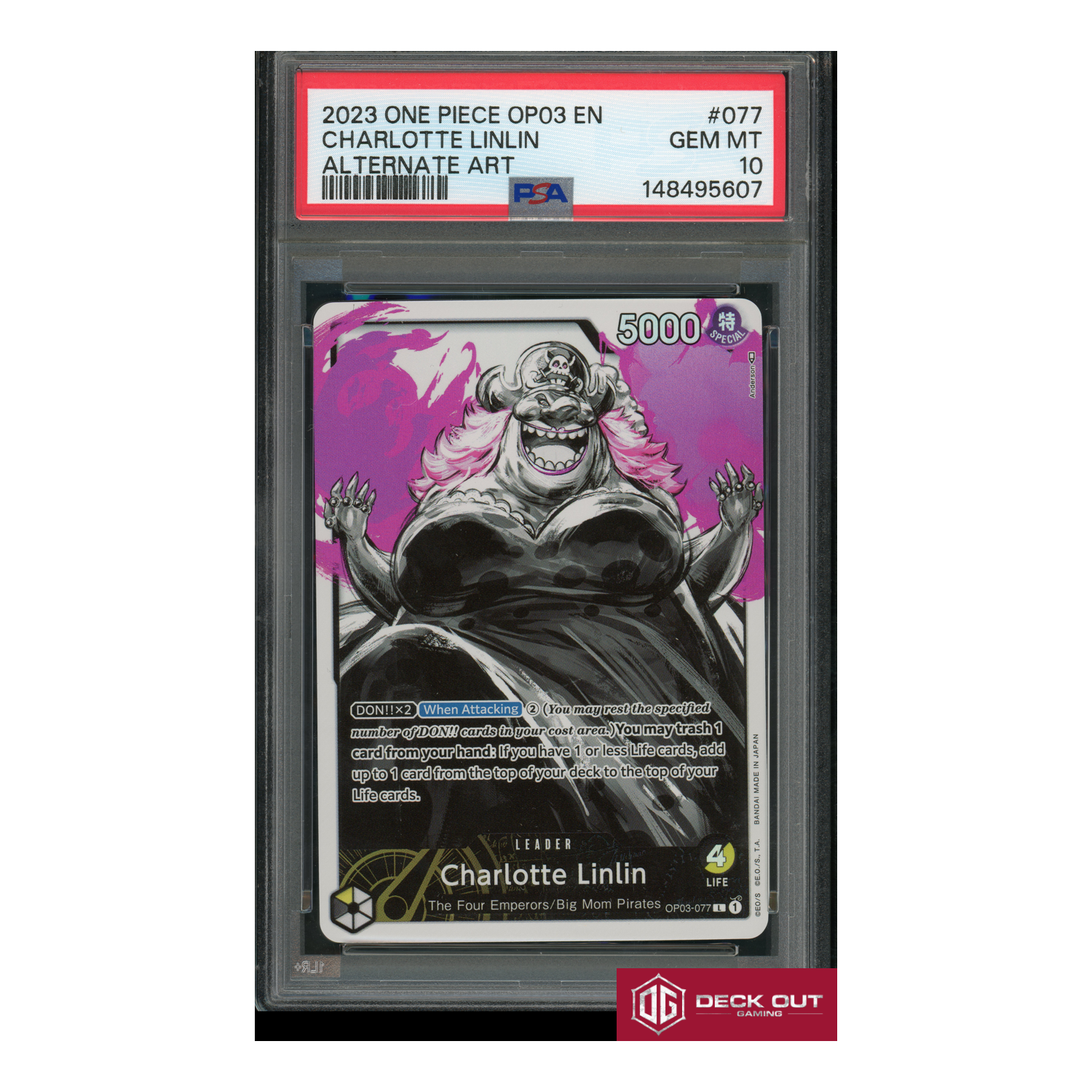 Charlotte Linlin - PSA 10 - 148495607 - Pillars Of Strength - #077-1