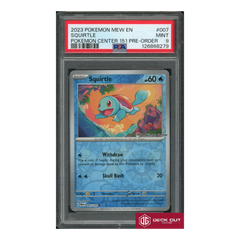 Squirtle - 2023 Pokemon Mew EN - Pokemon Center 151 Pre Order - 007 - PSA 9 - 126868279-1