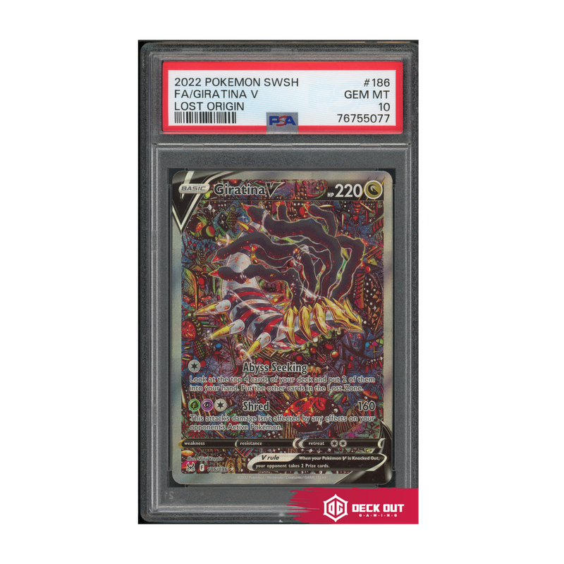 Giratina V - Lost Origin - 186 - PSA 10 - 76755077 - Deck Out Gaming