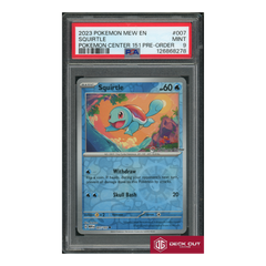 Squirtle - 2023 Pokemon Mew EN - Pokemon Center 151 Pre Order - 007 - PSA 9 - 126868278-1