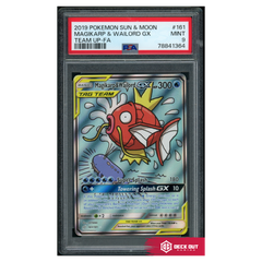 Magikarp & Wailord GX - Team Up - 161 - PSA 9 - 78841364 - Deck Out Gaming