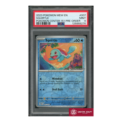 Squirtle - 2023 Pokemon Mew EN - Pokemon Center 151 Pre Order - 007 - PSA 9 - 126868276-1