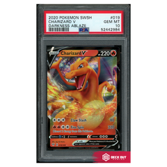 Charizard V - Darkness Ablaze - 019 - PSA 10 - 52442984 - Deck Out Gaming