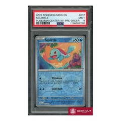 Squirtle - 2023 Pokemon Mew EN - Pokemon Center 151 Pre Order - 007 - PSA 9 - 126868280-1