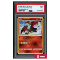 Radiant Charizard - Crown Zenith - 020 - PSA 9 - 73656731 - Deck Out Gaming