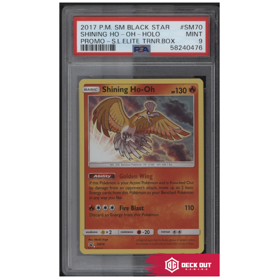 Shining Ho-Oh - SM Promos - SM70 - PSA 9 - 58240476 - Deck Out Gaming
