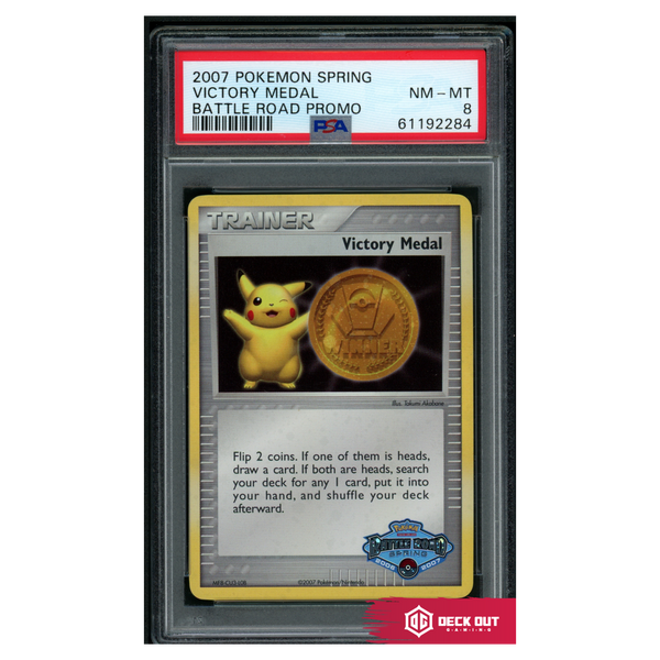 Victory Medal (Bronze) - Battle Road Promo Spring 2007 - PSA 8 - 61192284 - Deck Out Gaming