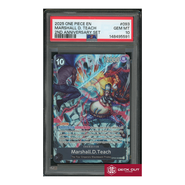 Marshall.D.Teach - PSA 10 - 148495591 - English 2nd Anniversary Set - #093