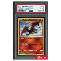 Radiant Charizard - Crown Zenith - 020 - PSA 8 - 73656729 - Deck Out Gaming