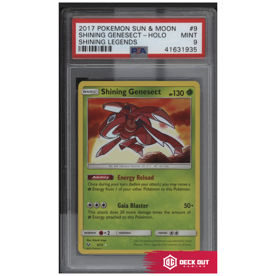 Shining Genesect - Shining Legends - 9 - PSA 9 - 41631935 - Deck Out Gaming