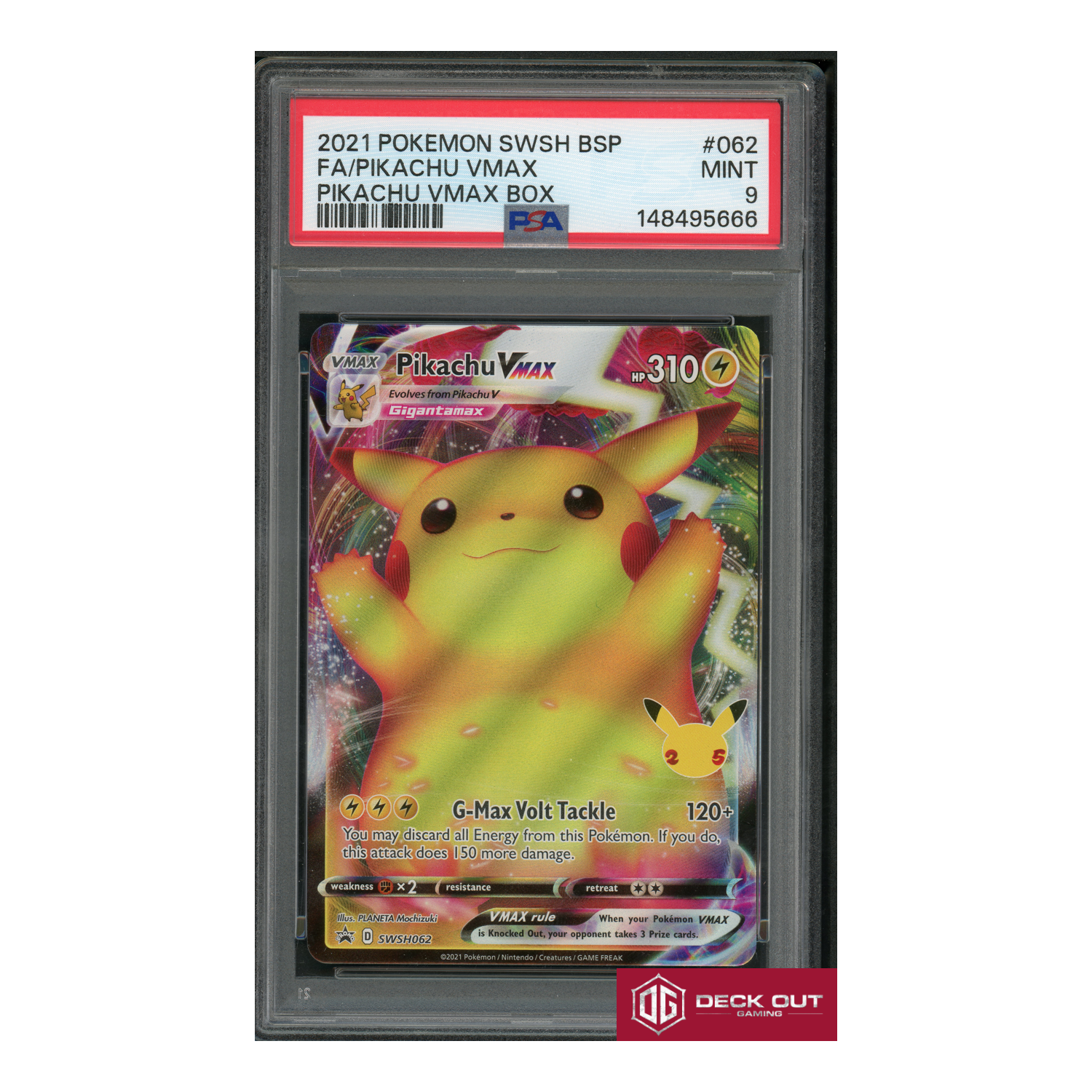 Pikachu VMAX - PSA 9 - 148495666 - SWSH Promos - SWSH062