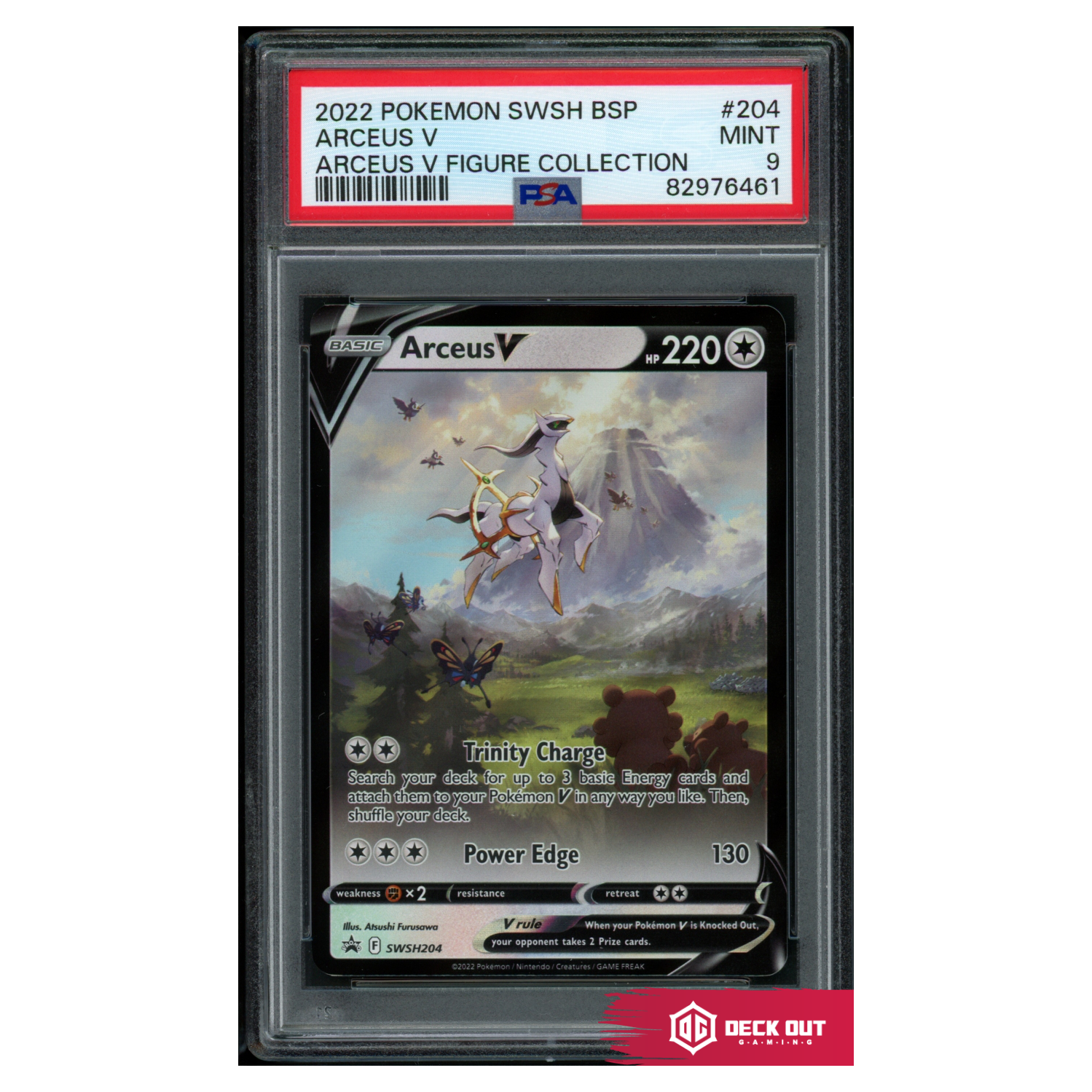 Arceus V - SWSH Promos - SWSH204 - PSA 9 - 82976461 - Deck Out Gaming