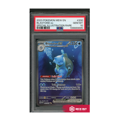 Blastoise ex - 151 - 200 - PSA 10 - 108889695 - Deck Out Gaming