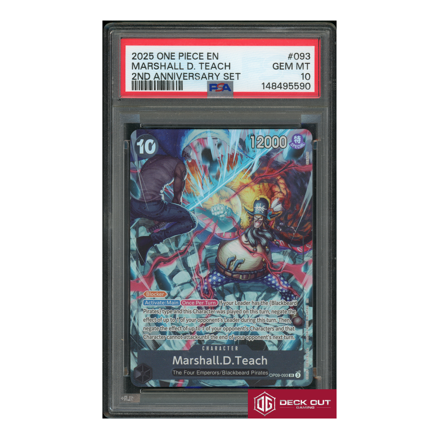 Marshall.D.Teach - PSA 10 - 148495590 - English 2nd Anniversary Set - #093-1