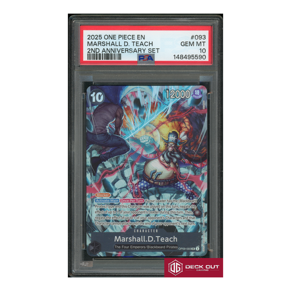 Marshall.D.Teach - PSA 10 - 148495590 - English 2nd Anniversary Set - #093
