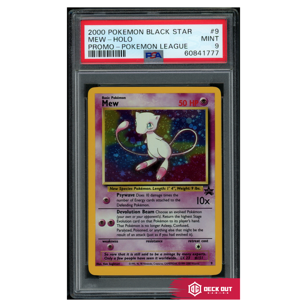 Mew (Holo) - WoTC Promo - 9 - PSA 9 - 60841777 - Deck Out Gaming
