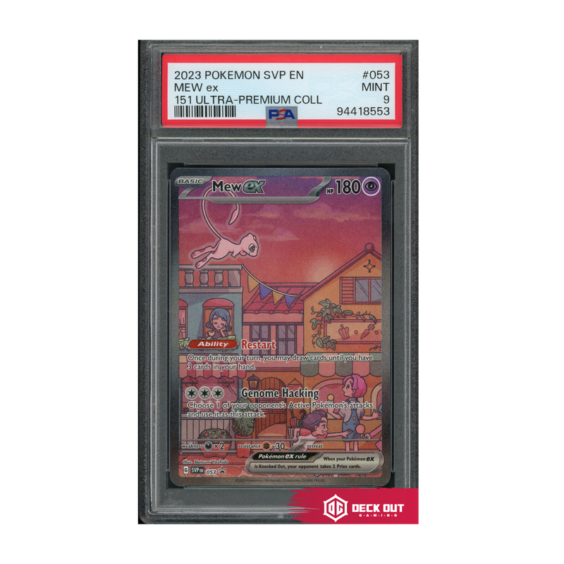 Mew ex - SV Promos - SVP053 - PSA 9 - 94418553 - Deck Out Gaming