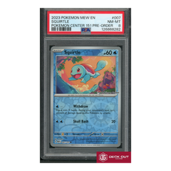 Squirtle - 2023 Pokemon Mew EN - Pokemon Center 151 Pre Order - 007 - PSA 8 - 126868282-1