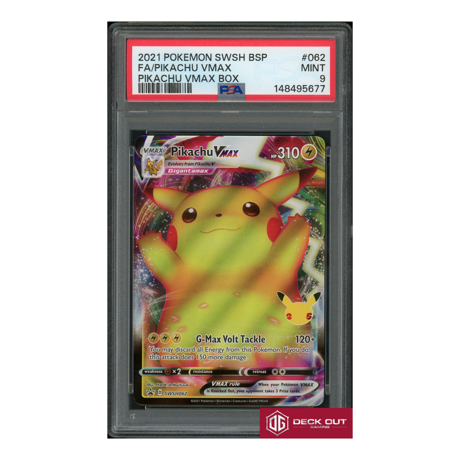 Pikachu VMAX - PSA 9 - 148495677 - SWSH Promos - SWSH062