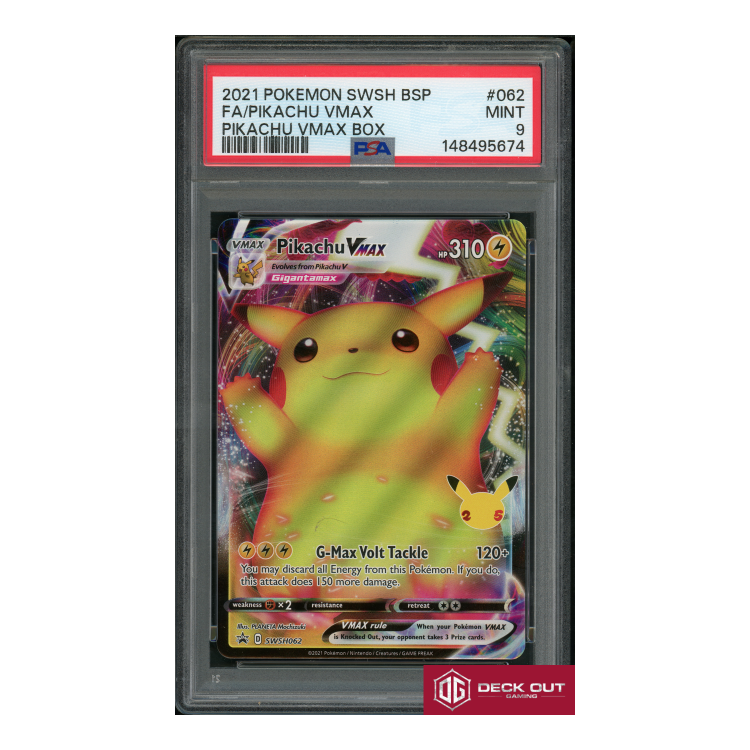 Pikachu VMAX - PSA 9 - 148495674 - SWSH Promos - SWSH062