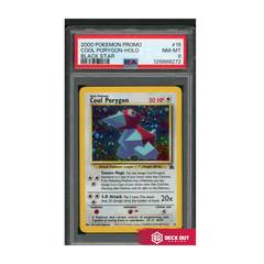 Cool Porygon Holo - Black Star - 2000 Pokemon Promo - 15 - PSA 8 - 126868272 - Deck Out Gaming