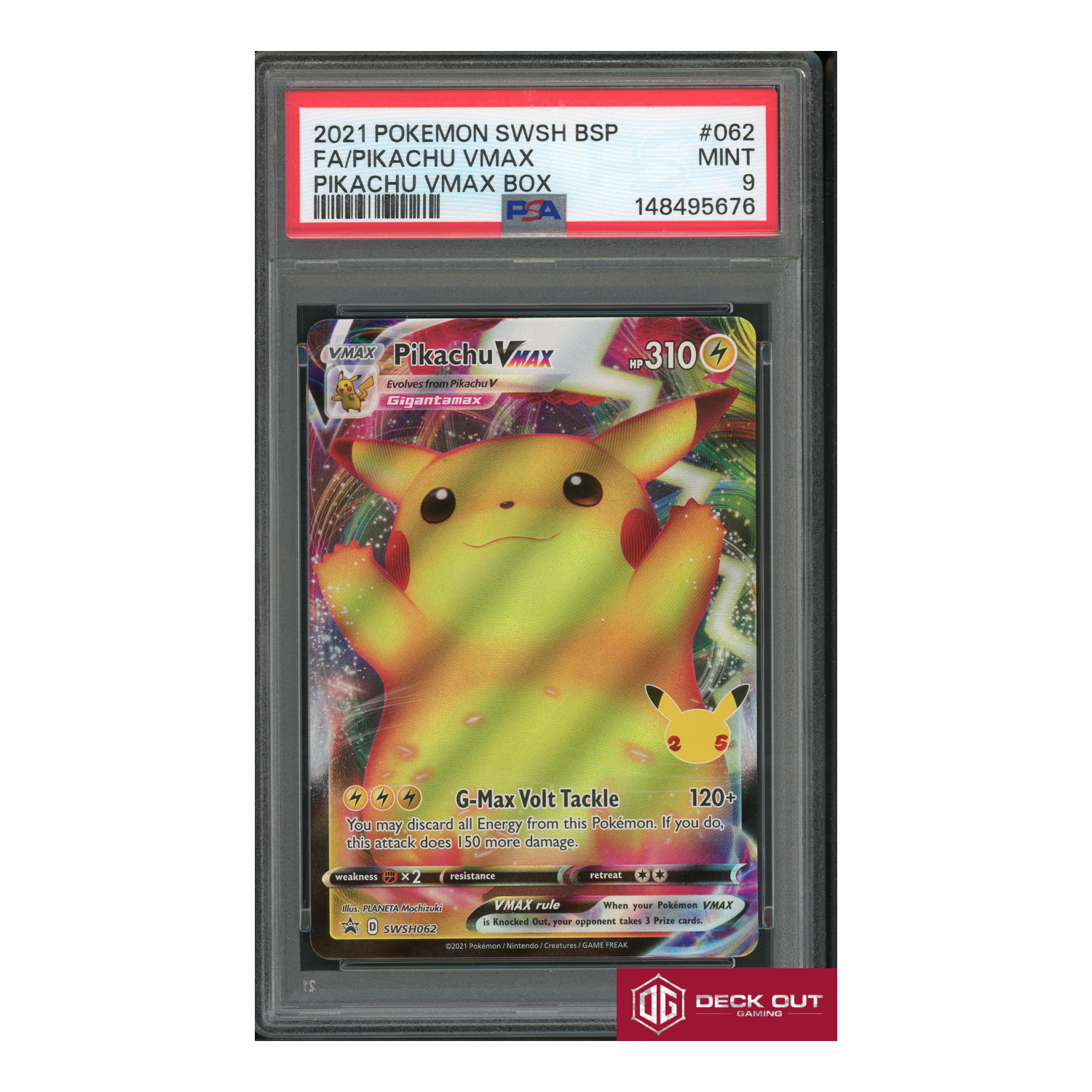 Pikachu VMAX - PSA 9 - 148495676 - SWSH Promos - SWSH062-1