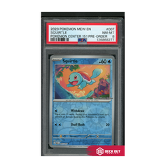 Squirtle - 2023 Pokemon Mew EN - Pokemon Center 151 Pre Order - 007 - PSA 8 - 126868277 - Deck Out Gaming